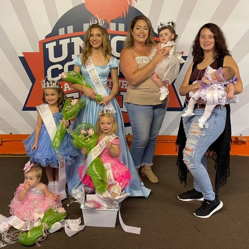 The 2021 Miss Union County Fair royalty.
